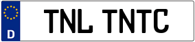Truck License Plate